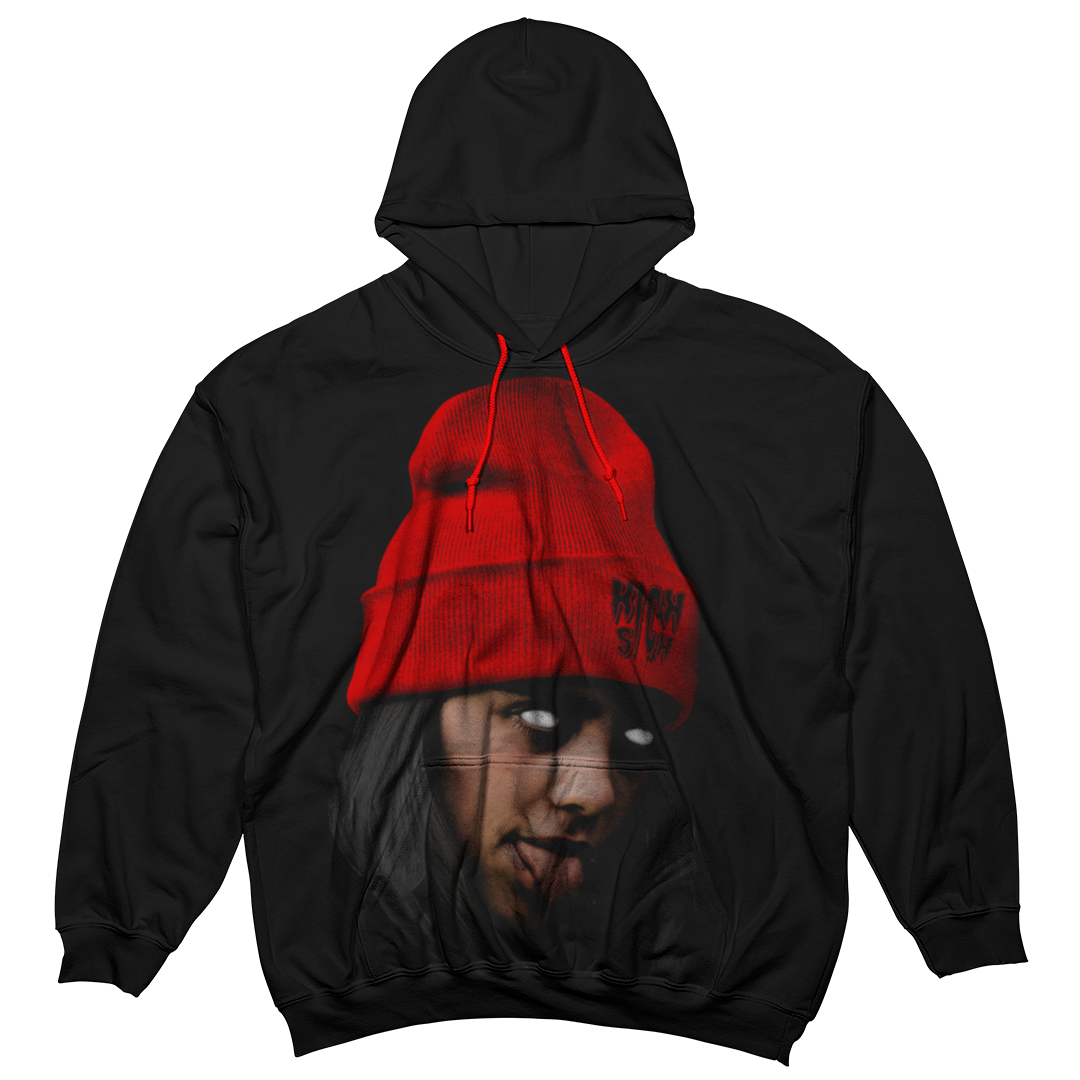 "Bred Reimagined 4 Billie Beanie" Hoodie