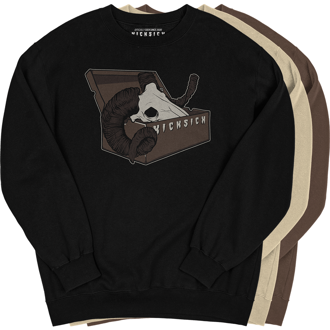 "Palomino 1 BOX GOAT" Crewneck Sweatshirt