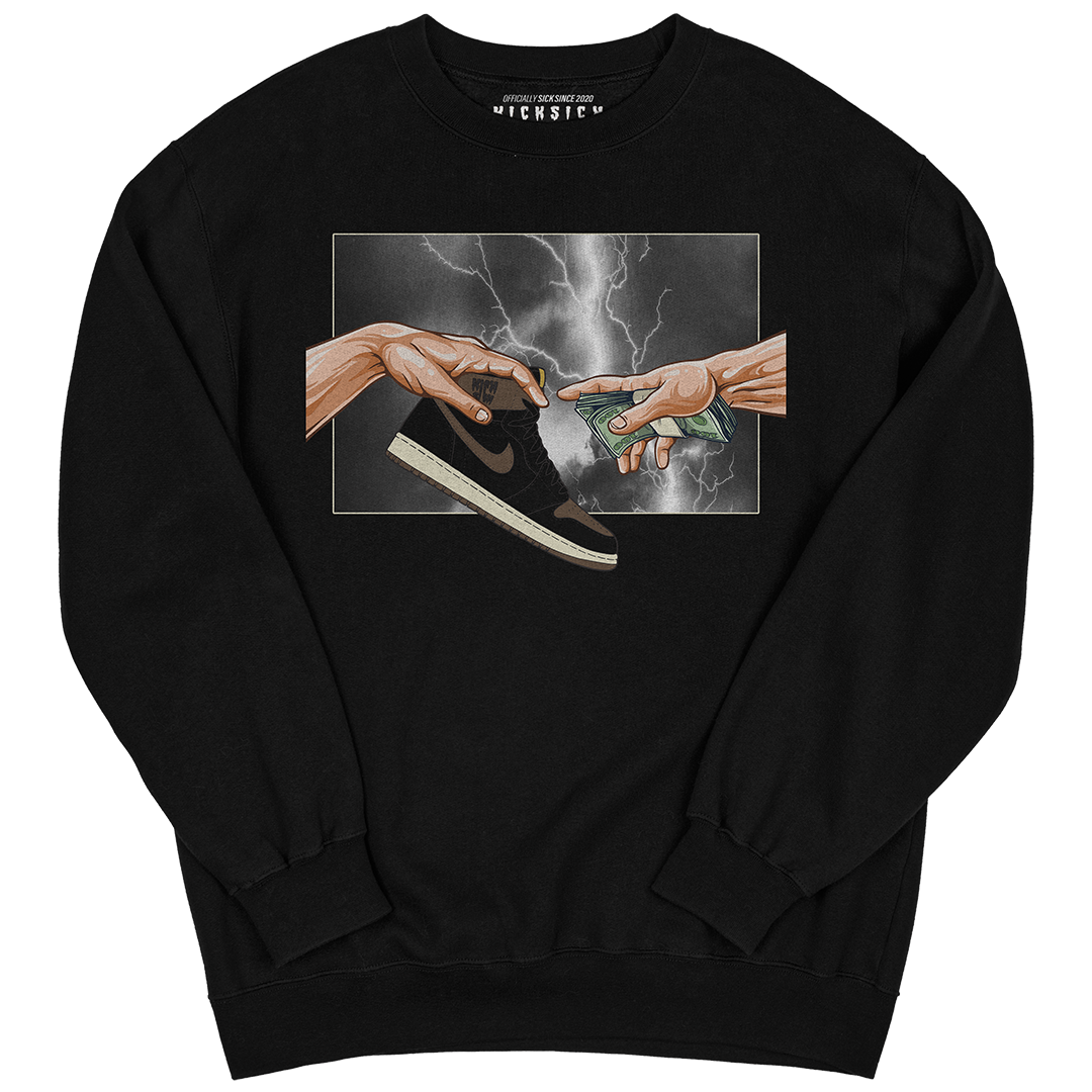 "Palomino 1 Retro God" Crewneck Sweatshirt