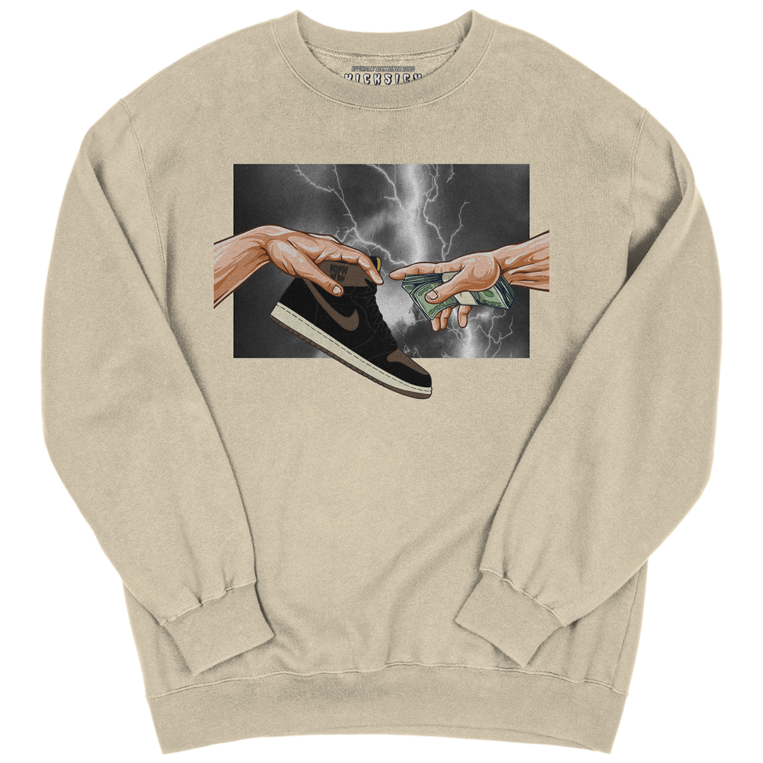 "Palomino 1 Retro God" Crewneck Sweatshirt