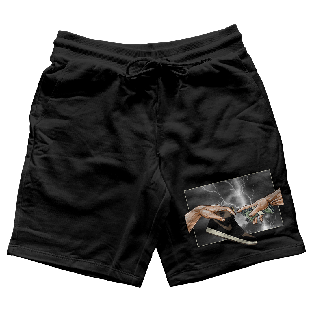 "Palomino 1 Retro God" Jogger Shorts