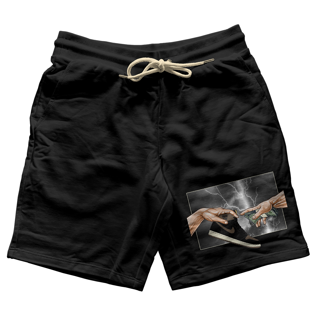 "Palomino 1 Retro God" Jogger Shorts
