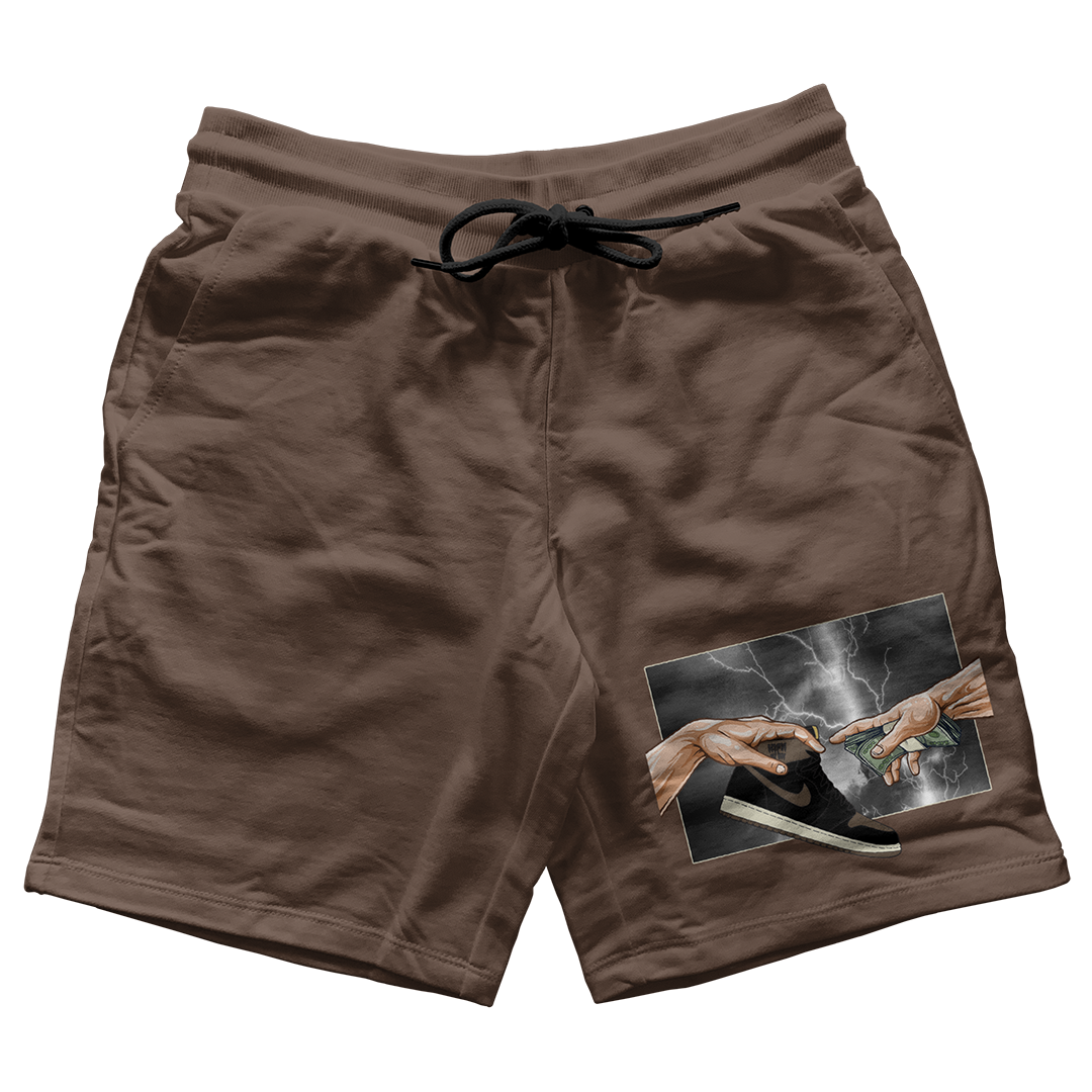 "Palomino 1 Retro God" Jogger Shorts