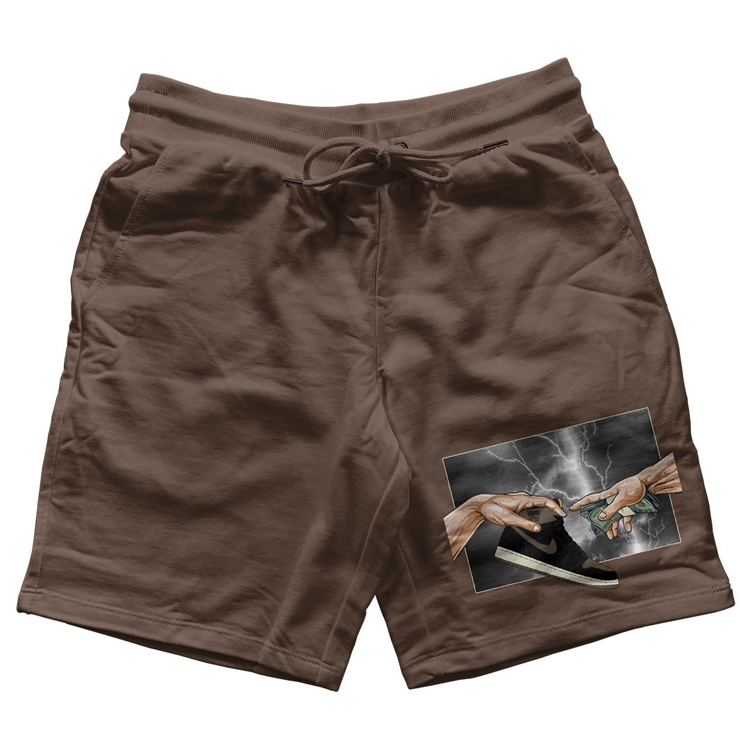 "Palomino 1 Retro God" Jogger Shorts