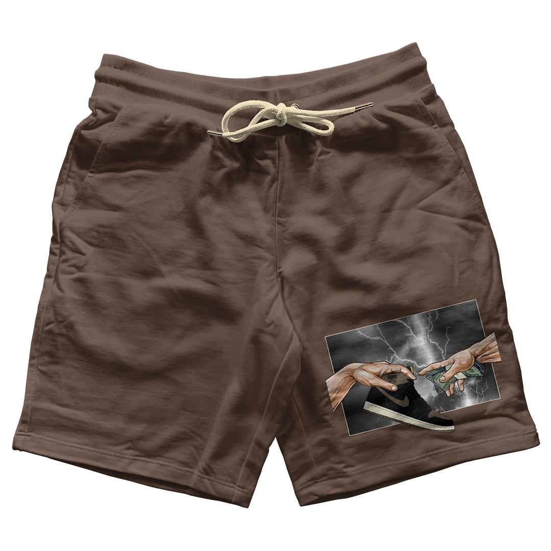 "Palomino 1 Retro God" Jogger Shorts