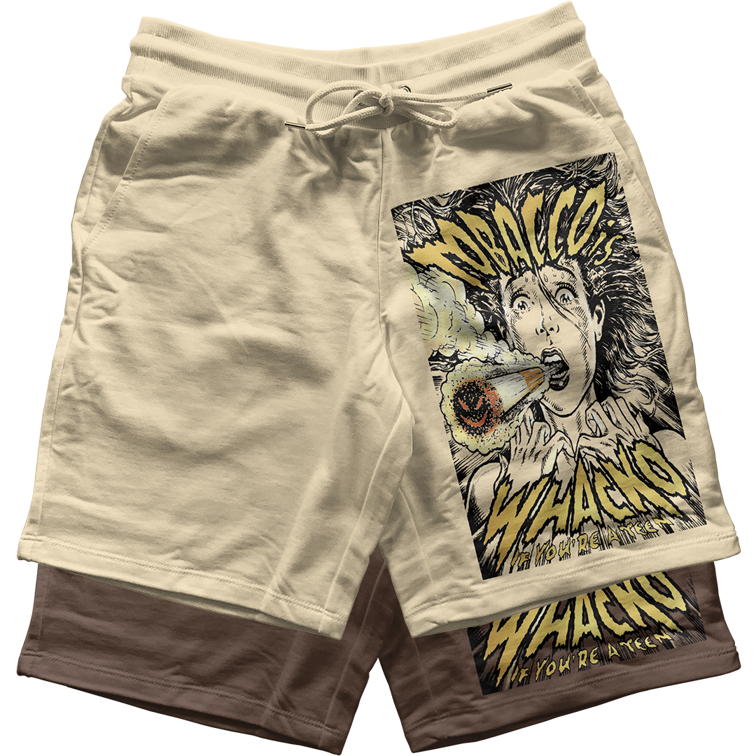 "Palomino 1 Tobacco Whacko" Jogger Shorts