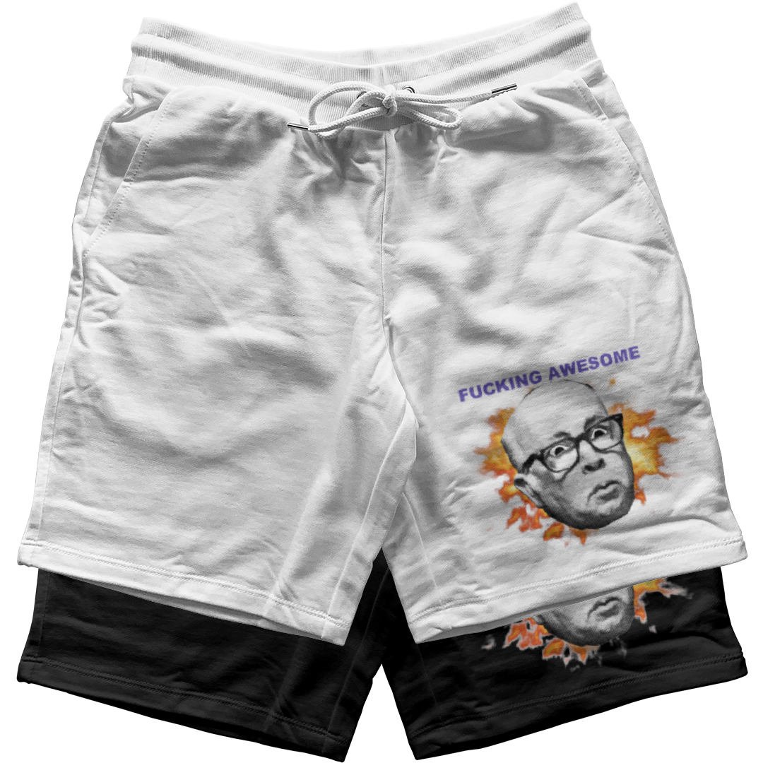 "Purple Venom 13 FA" Jogger Shorts