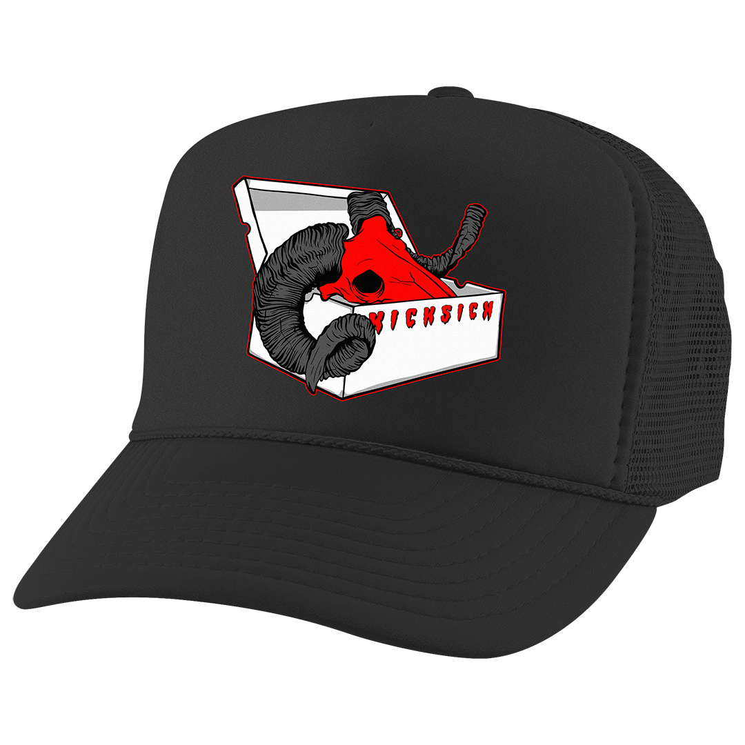 "Red Cement 4 BOX GOAT" Trucker Hat