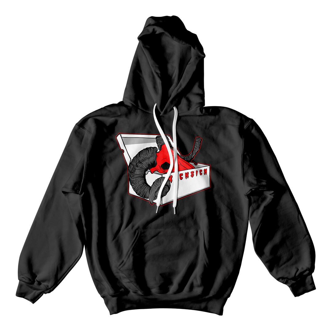 "Red Satin 1 BOX GOAT" Hoodie