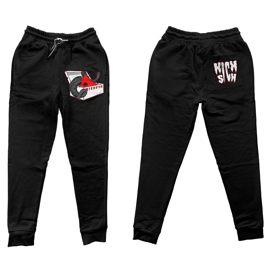 "Red Cement 4 BOX GOAT" Jogger Pants