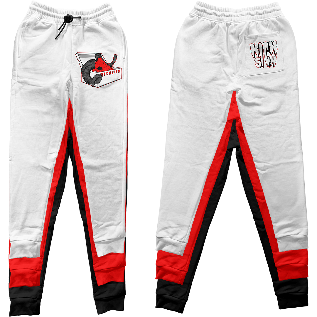 "Red Cement 4 BOX GOAT" Jogger Pants