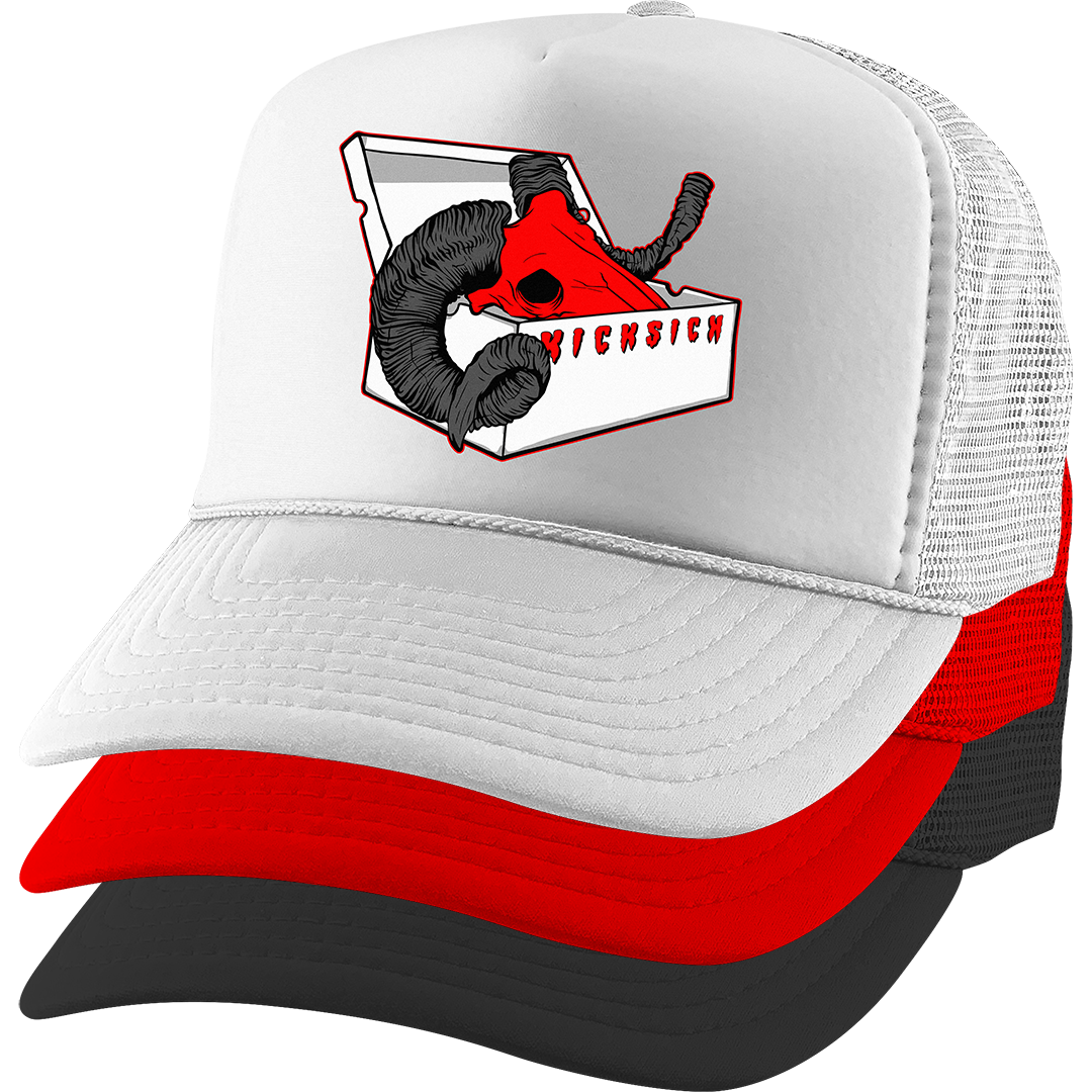 "Red Cement 4 BOX GOAT" Trucker Hat