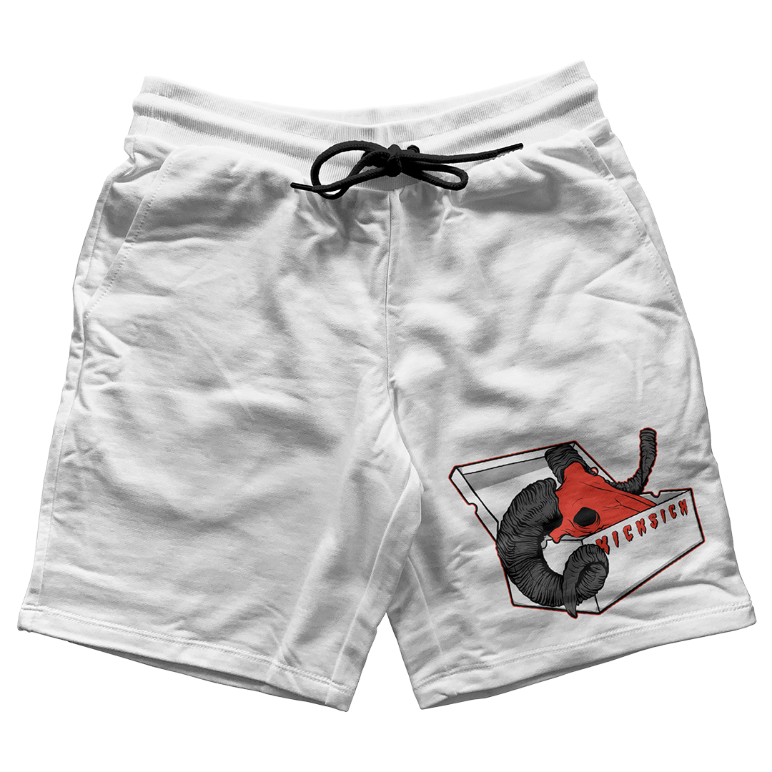 "Red Satin 1 BOX GOAT" Jogger Shorts