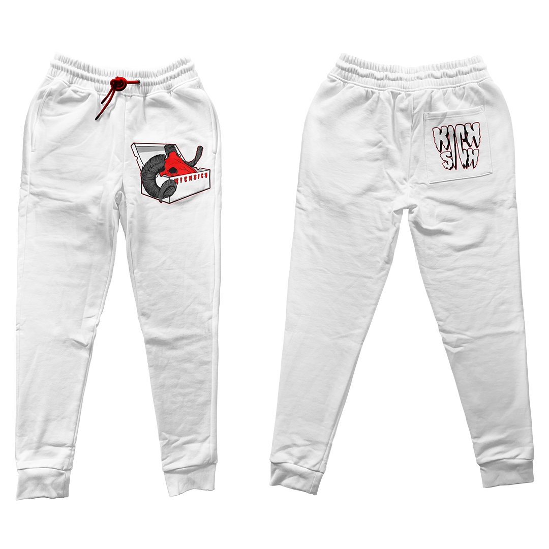 "Red Cement 4 BOX GOAT" Jogger Pants