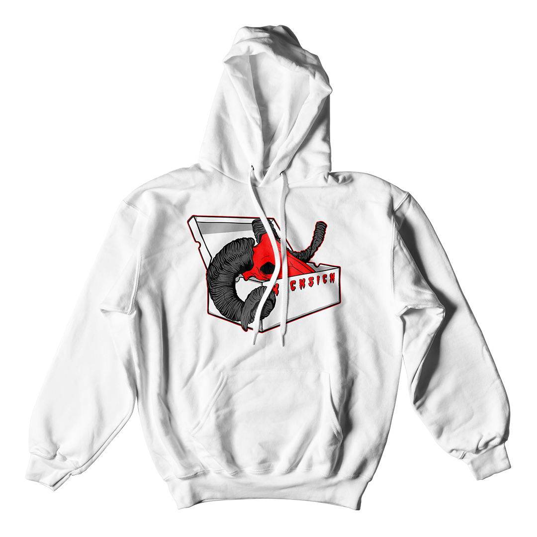 "Red Satin 1 BOX GOAT" Hoodie