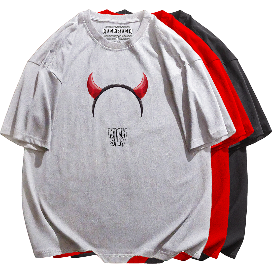 "Red Cement 4 Devil Horns Party Hat" Tee