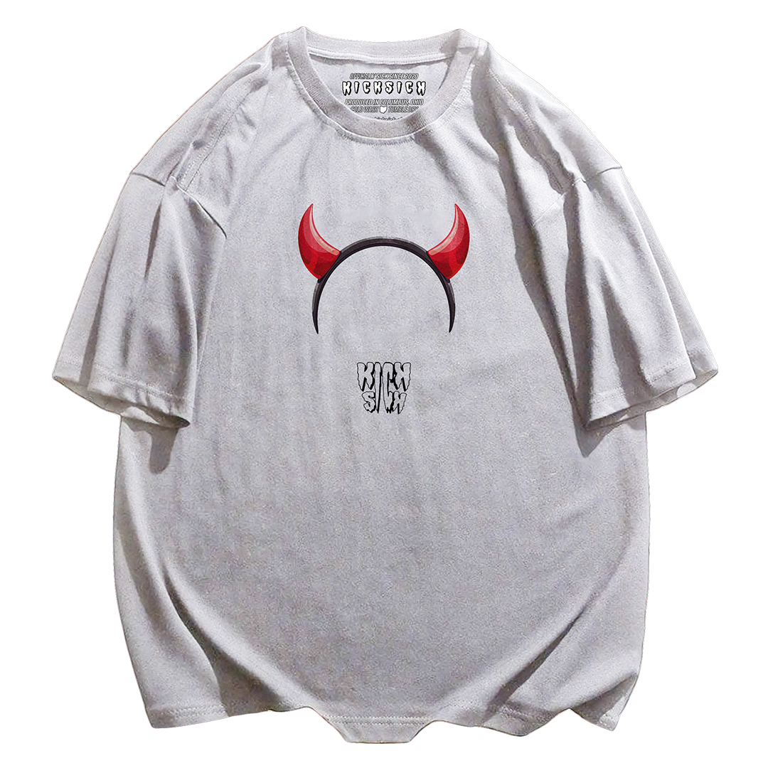 "Red Satin 1 Devil Horns Party Hat" Tee