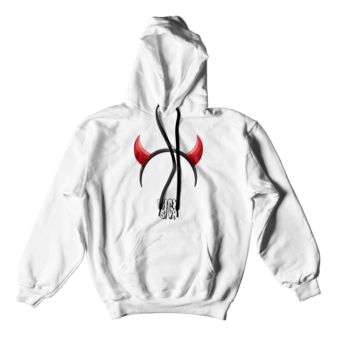 "Red Cement 4 Devil Horn Party Hat" Hoodie