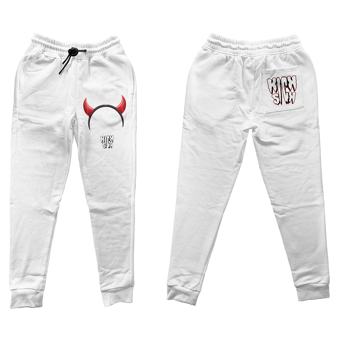 "Red Cement 4 Devil Horns Party Hat" Jogger Pants