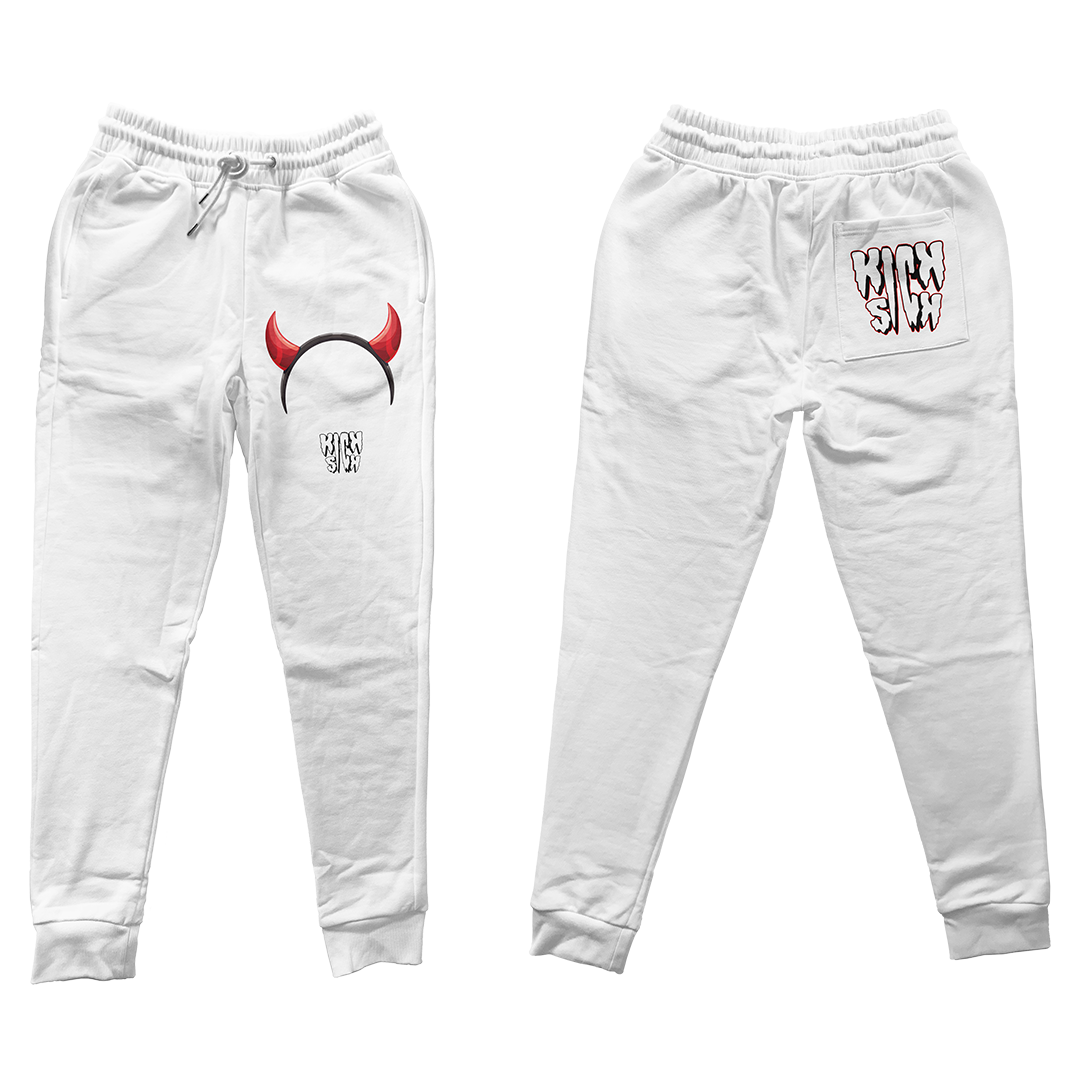 "Bred Reimagined 4 Devil Horns Party Hat" Jogger Pants