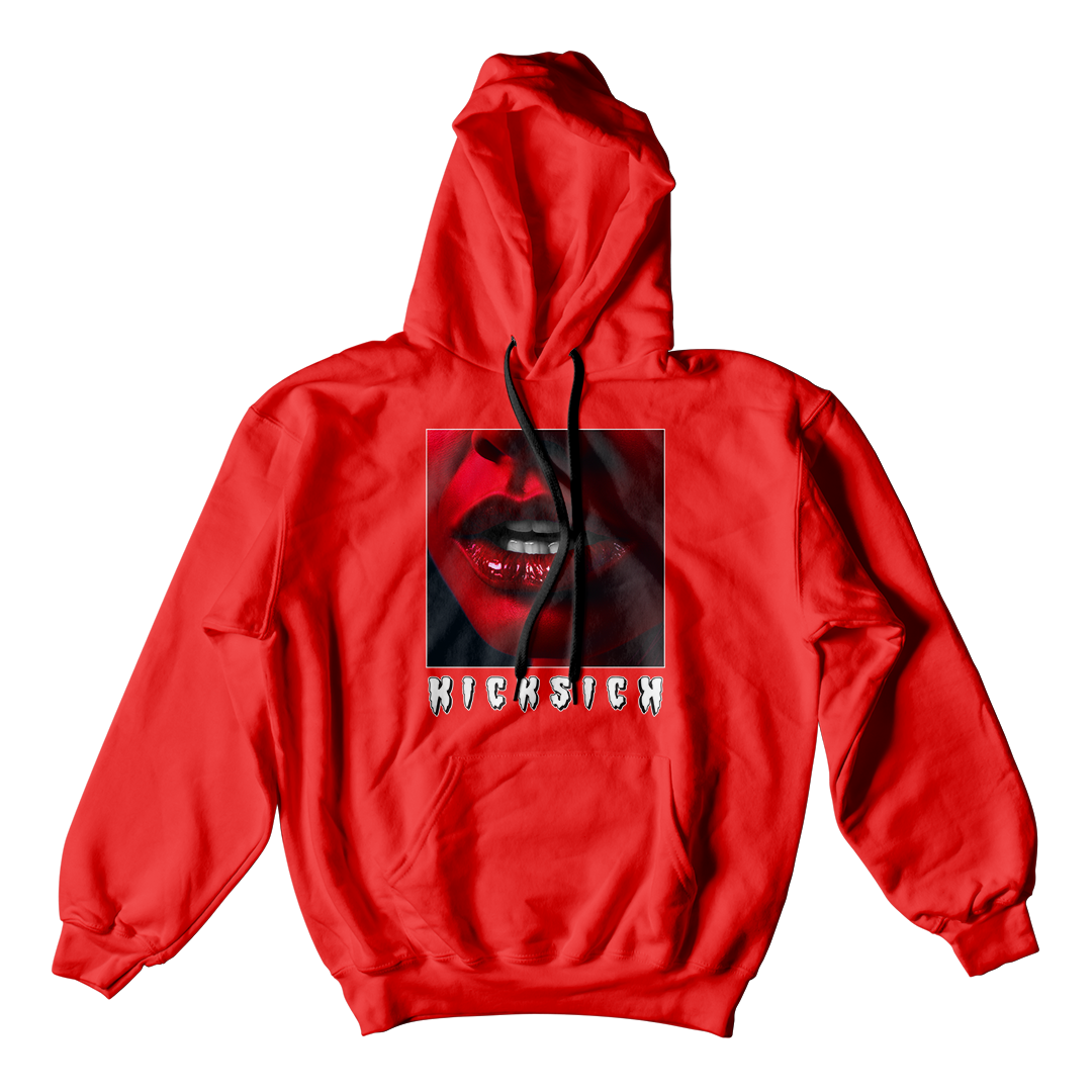 "Red Satin 1 She Saw Something" Hoodie