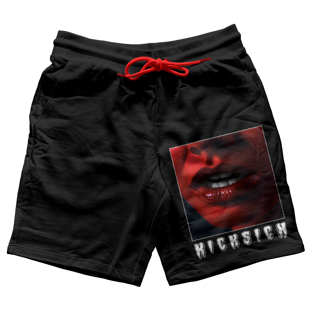 "Bred Reimagined 4 She Saw Something" Jogger Shorts