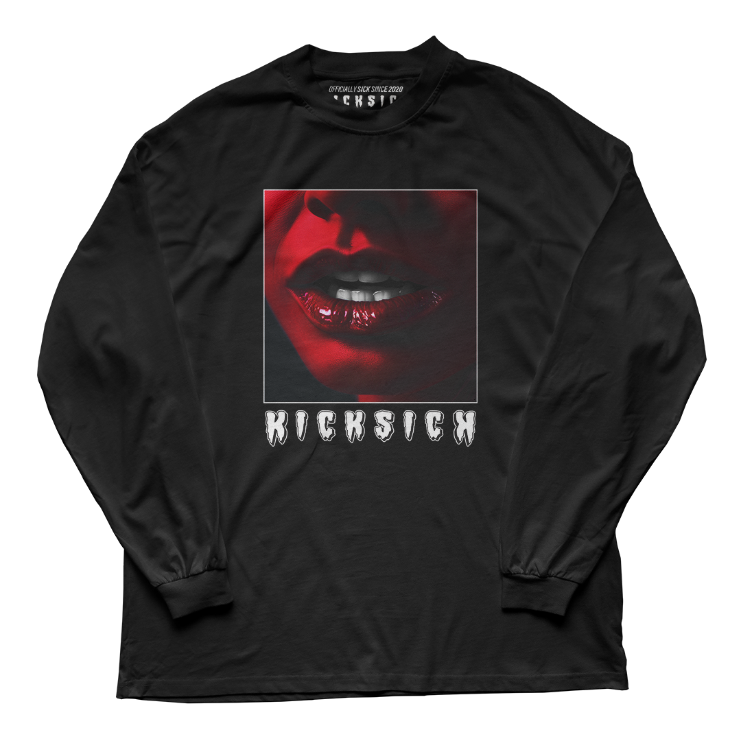 "Bred Reimagined 4 She Saw Something" Long Sleeve Tee