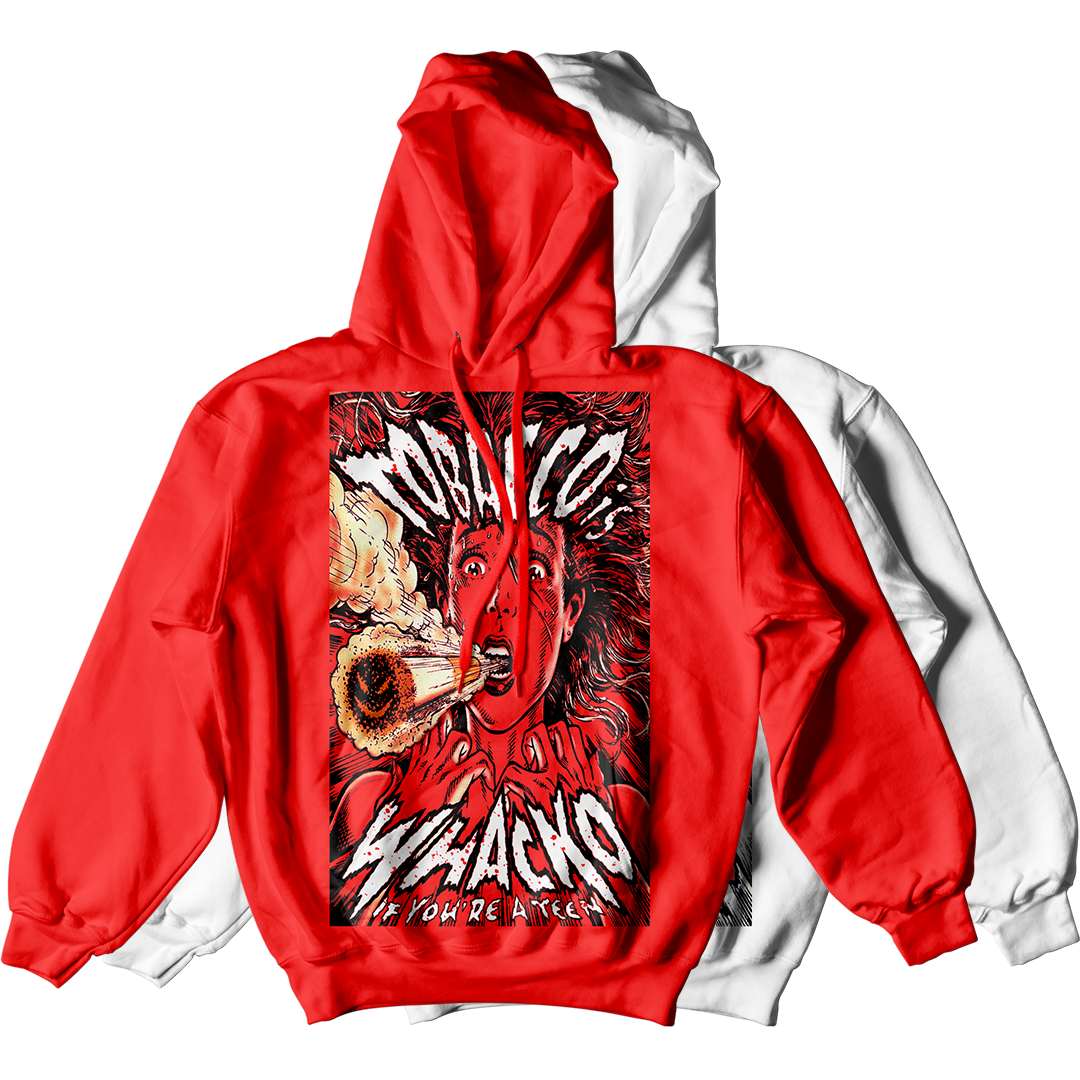 "Red Satin 1 Tobacco Whacko" Hoodie