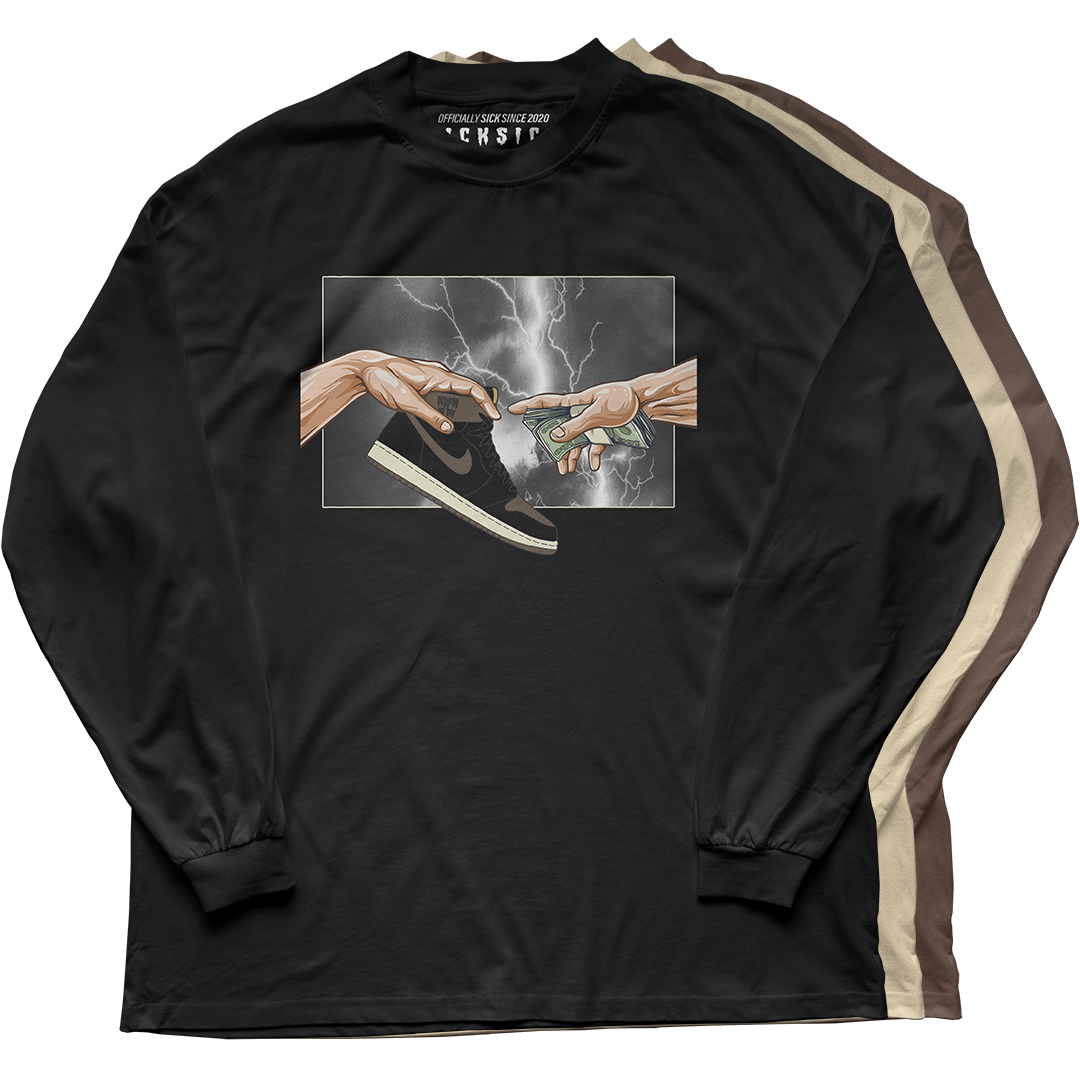 "Palomino 1 Retro God" Long Sleeve Tee