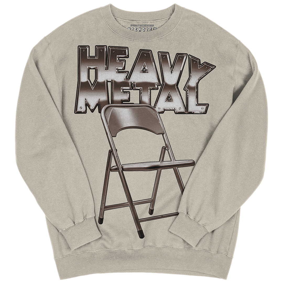 "Palomino 1 Heavy Metal Folding Chair" Crewneck Sweatshirt