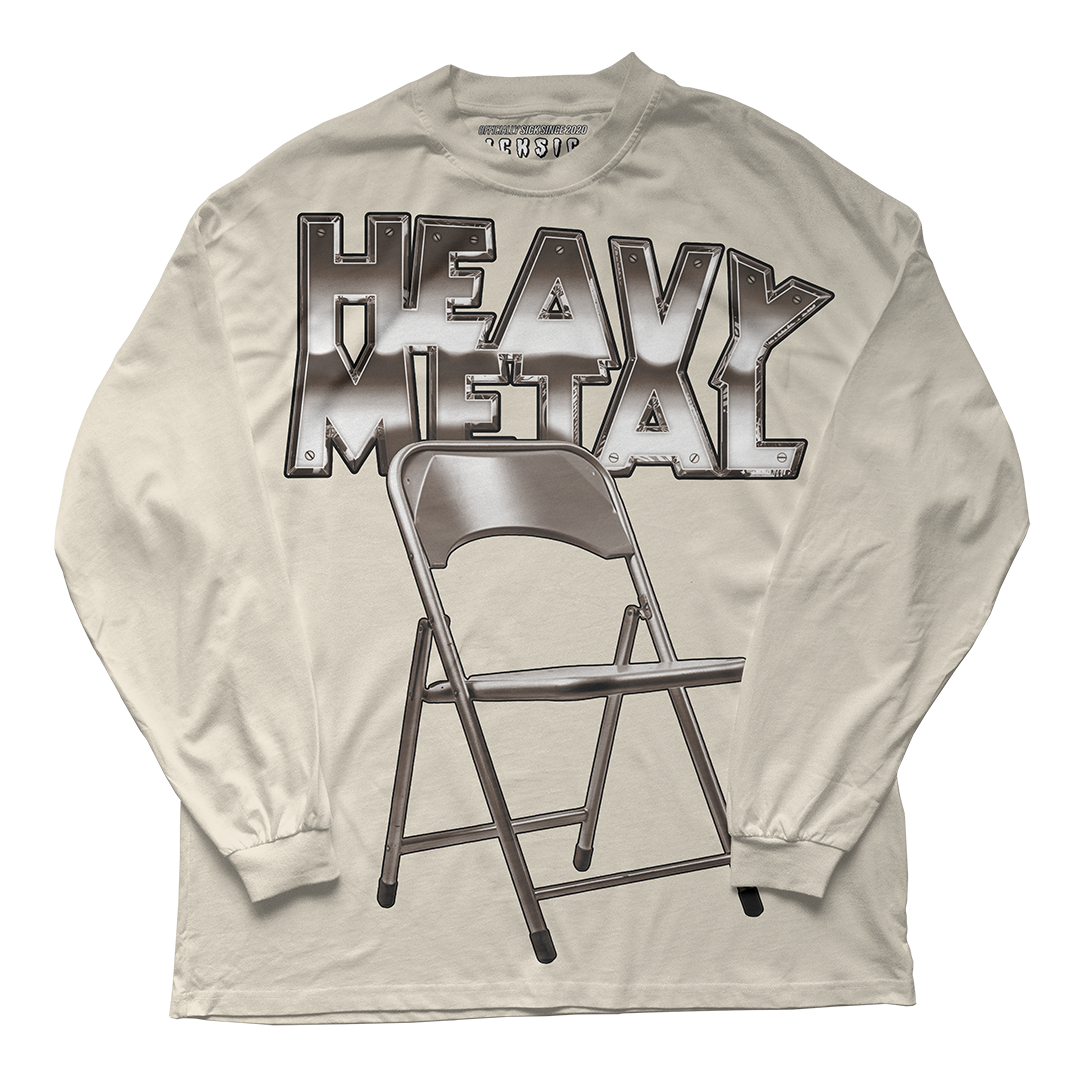 "Palomino 1 Heavy Metal Folding Chair" Long Sleeve Tee