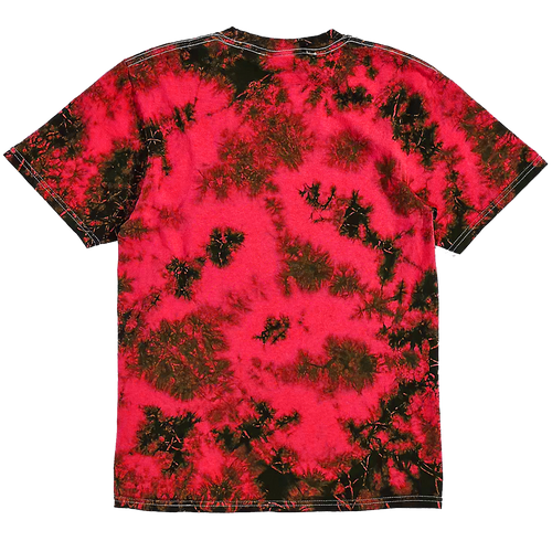 "Ahegao Skull" | Burning Red Crystal Wash Tee