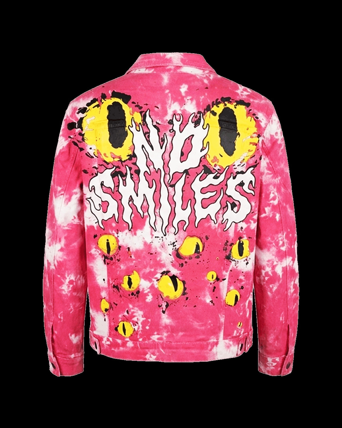"All Eyez On Mee" | Pink Denim Trucker Jacket