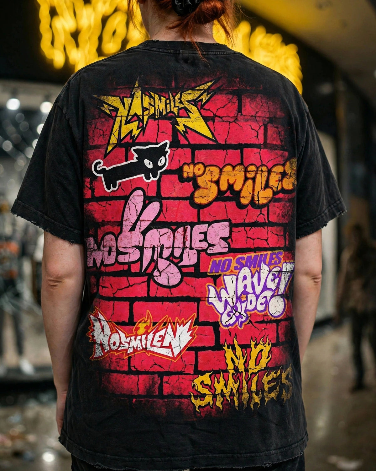 Raging Helium Bull tee back, No Smiles store