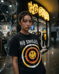 Bullseyes and Bullet Holes tee at the No Smiles store