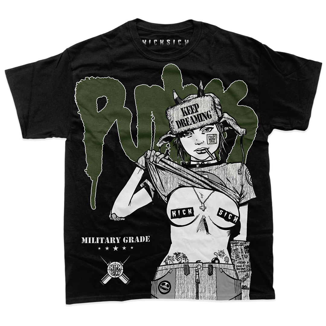 "Olive Keep Dreaming, Punks" Tee