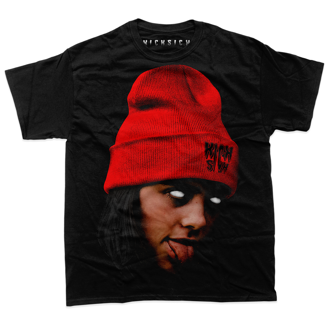 "Bred Reimagined 4 Billie Beanie" Tee