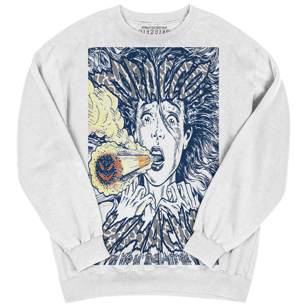 "Midnight Navy 3 Whacko Tobacco" Crewneck Sweatshirt