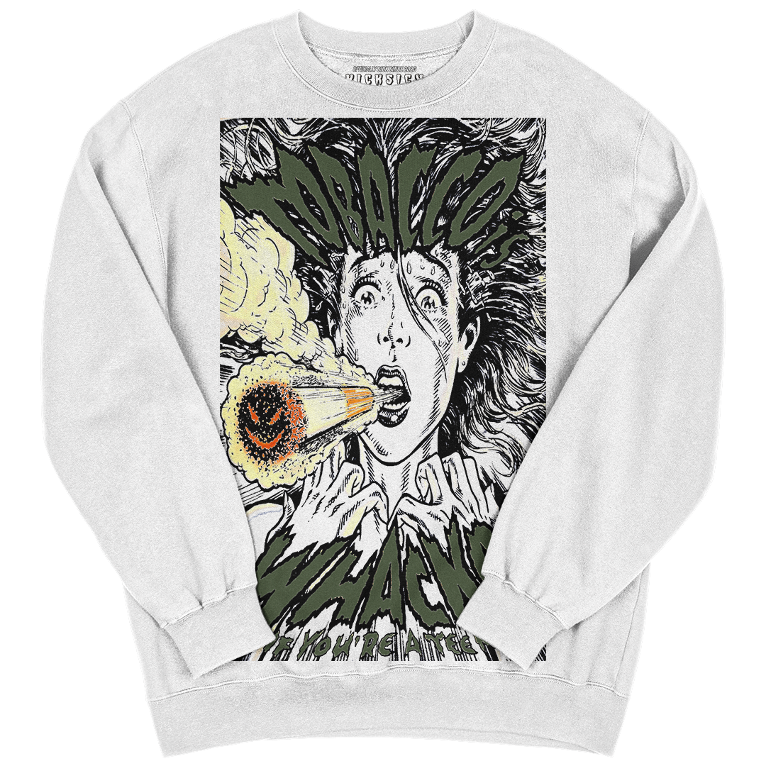 "Olive Whacko Tobacco" Crewneck Sweatshirt