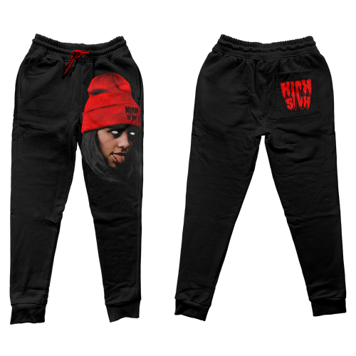 "Bred Reimagined 4 Billie Beanie" Jogger Pants