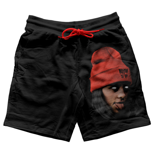 "Bred Reimagined 4 Billie Beanie" Jogger Shorts
