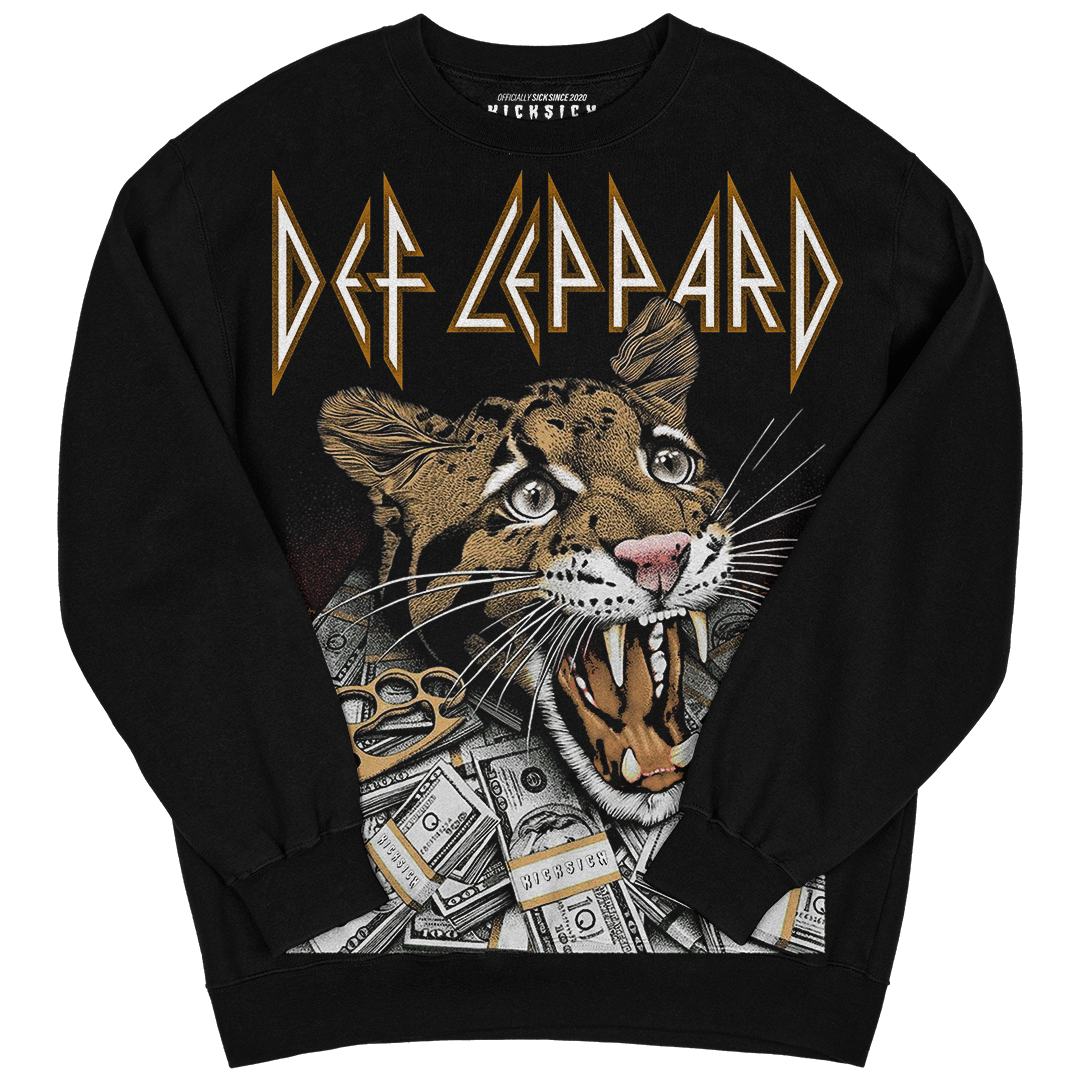 "Gratitude 11 Death Leopard" Crewneck Sweatshirt