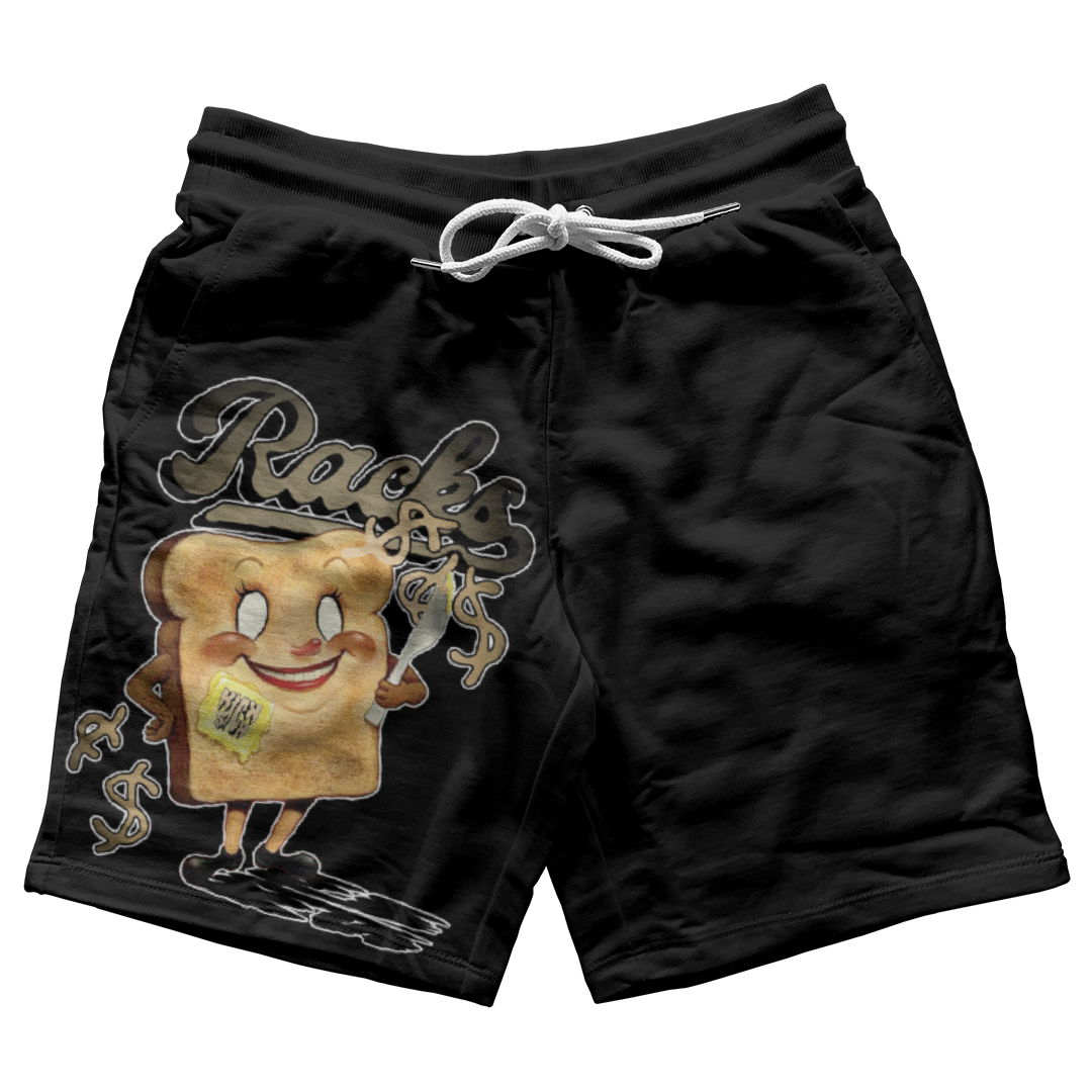 "Gratitude 11 Toasted Racks" Jogger Shorts