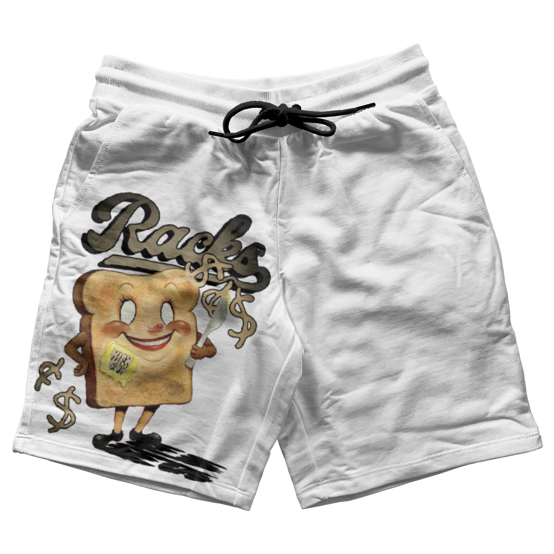 "Gratitude 11 Toasted Racks" Jogger Shorts