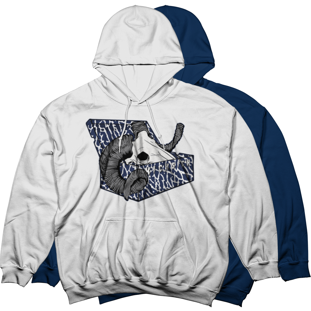 "Midnight Navy 3 Box GOAT" Hoodie