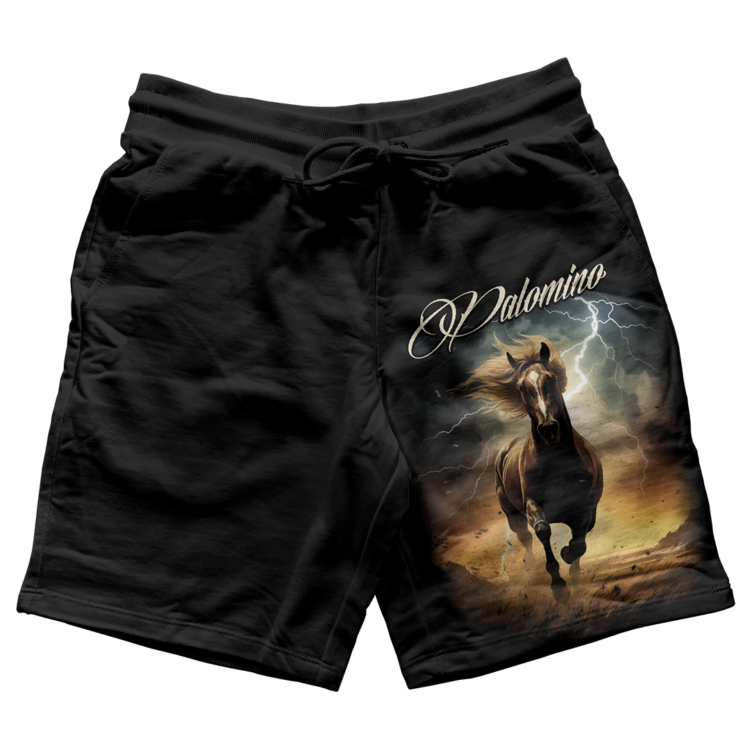 "Palomino 1 Horse" Jogger Shorts