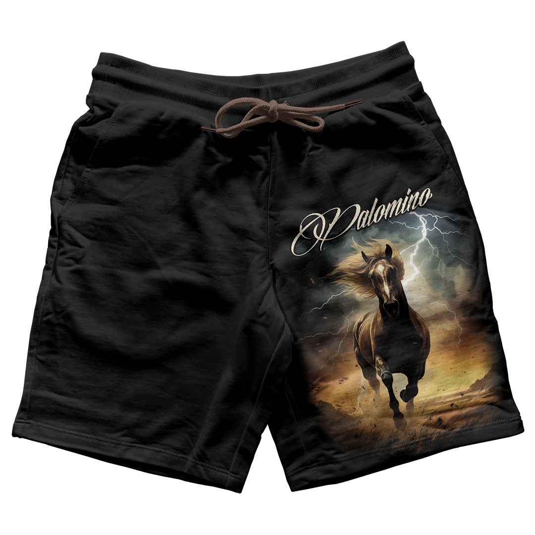 "Palomino 1 Horse" Jogger Shorts