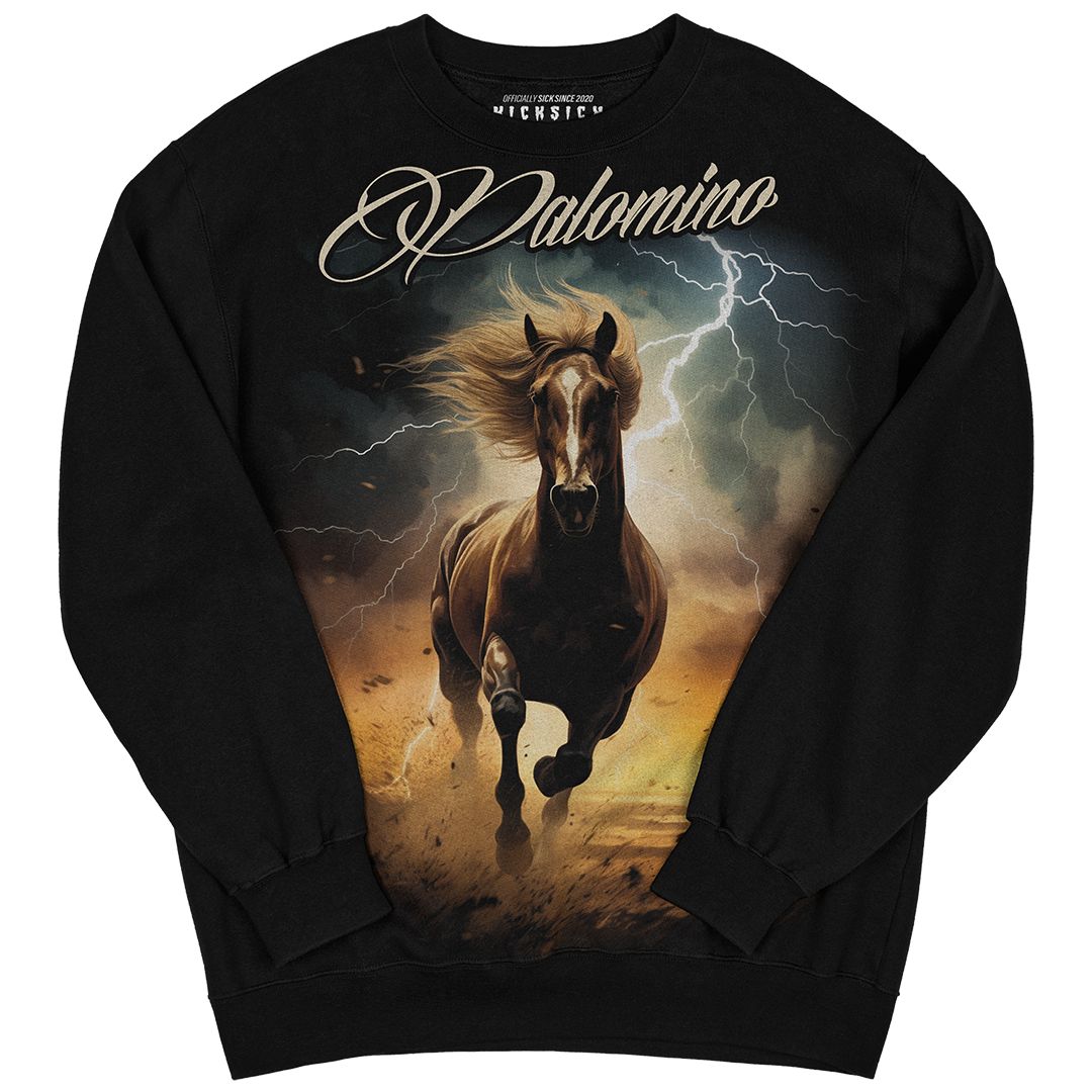 "Palomino 1 Horse" Crewneck Sweatshirt