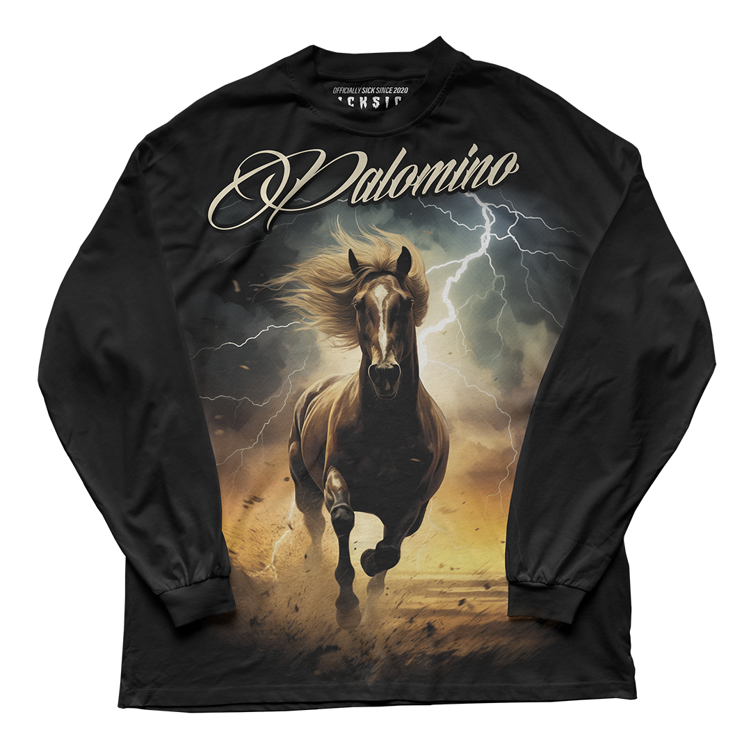 "Palomino 1 Horse" Long Sleeve Tee