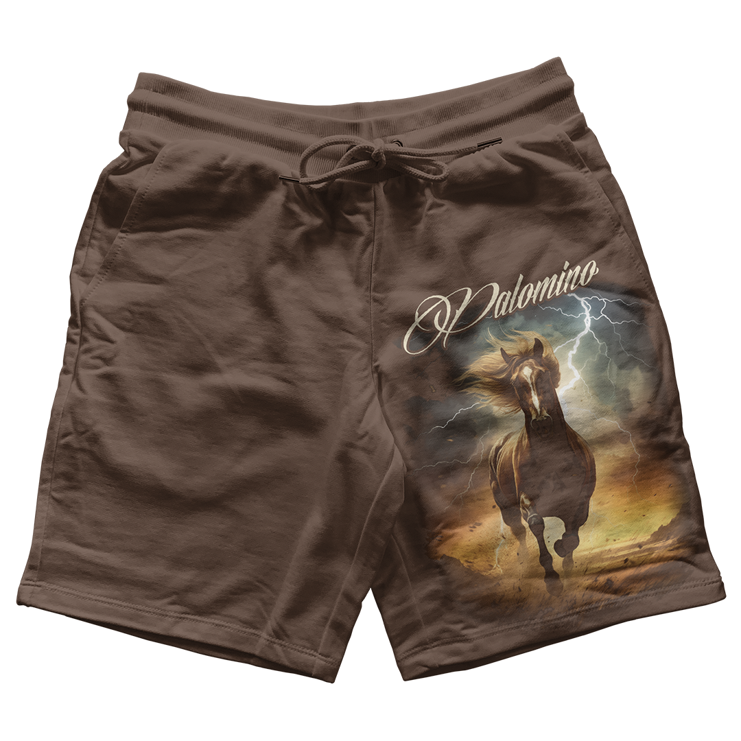 "Palomino 1 Horse" Jogger Shorts